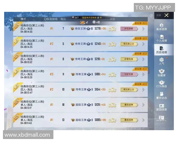 权威发布：和平精英耐力实力榜单